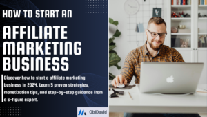 how to start an affiliate marketing business